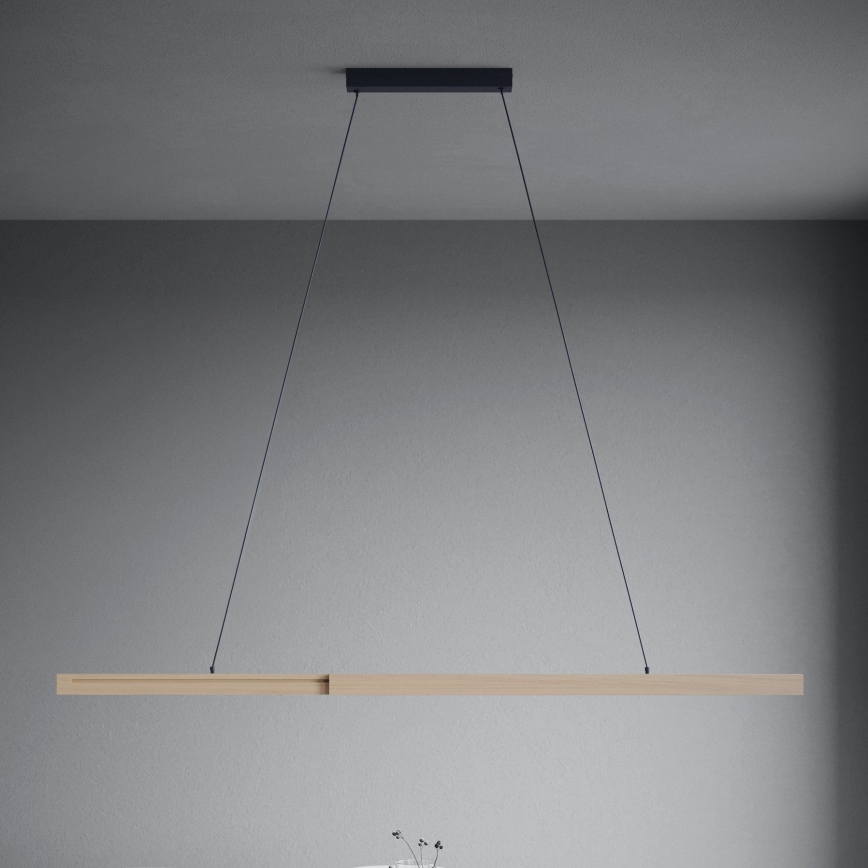Eglo - Suspension filaire à intensité variable LED/21W/230V 3000K marron