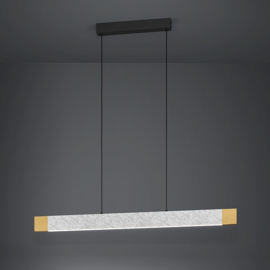 Eglo - Suspension filaire à intensité variable LED/22,2W/230V 3000K marron/gris