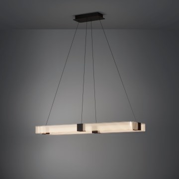 Eglo - Suspension filaire à intensité variable LED/39,2W/230V 3000K noir