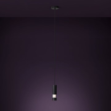 Eglo - Suspension filaire LED 1xGU10/4,6W/230V noir