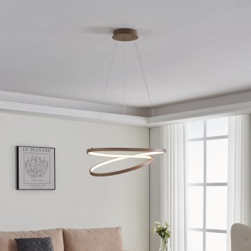 Eglo - Suspension filaire LED/36W/230V 3000K beige