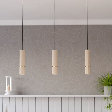Eglo - Suspension filaire LED 3xGU10/5W/230V 3000K beige