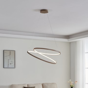 Eglo - Suspension filaire LED/42W/230V 3000K beige