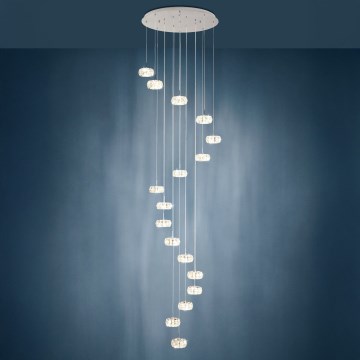 Eglo - Suspension filaire LED à intensité variable 17xLED/4,5W/230V