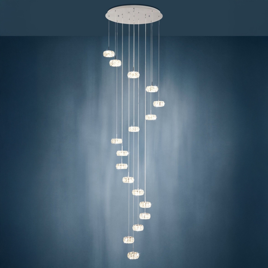 Eglo - Suspension filaire LED à intensité variable 17xLED/4,5W/230V
