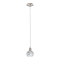 Eglo - Suspension filaire LED MY CHOICE 1xE14/4W/230V chrome mat/blanc/noir
