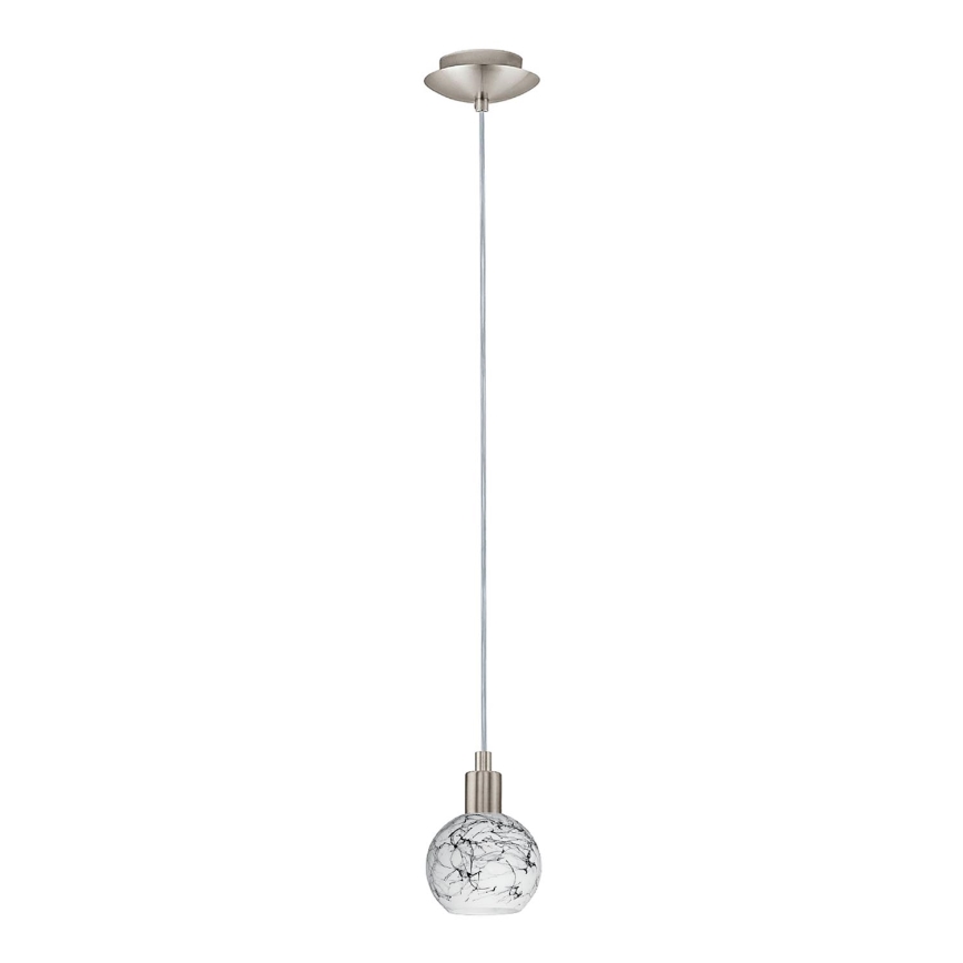 Eglo - Suspension filaire LED MY CHOICE 1xE14/4W/230V chrome mat/blanc/noir