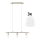 Eglo - Suspension filaire LED MY CHOICE 3xE14/4W/230V chrome mat/blanc