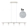 Eglo - Suspension filaire LED MY CHOICE 5xE14/4W/230V chrome mat