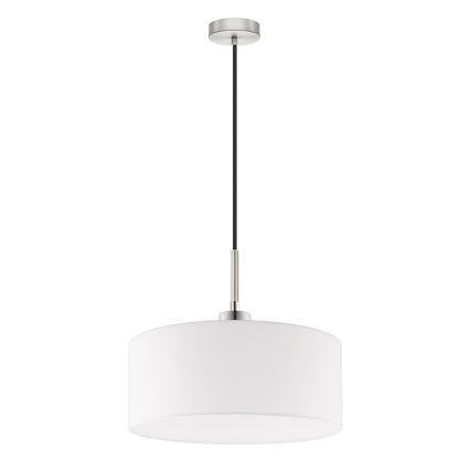 Eglo - Suspension filaire LED TUNJA 1xE27/60W/230V blanc