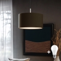 Eglo - Suspension filaire LED TUNJA 1xE27/60W/230V marron