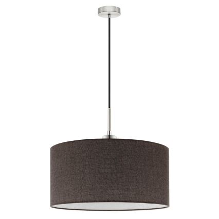 Eglo - Suspension filaire LED TUNJA 1xE27/60W/230V marron
