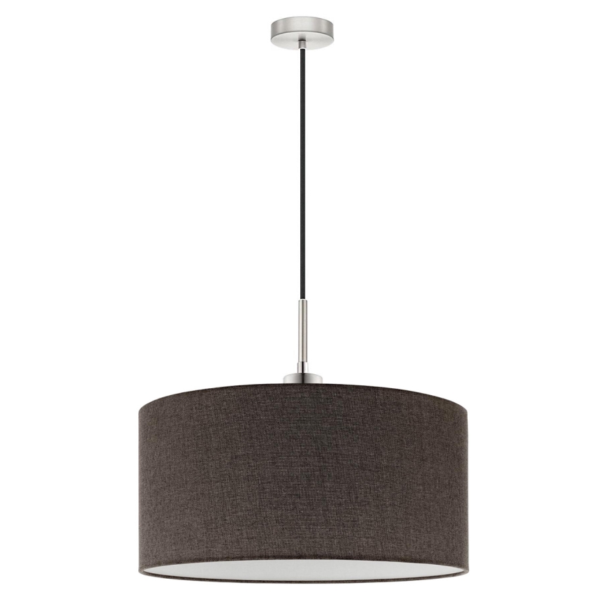 Eglo - Suspension filaire LED TUNJA 1xE27/60W/230V marron