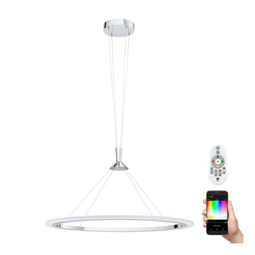 Eglo - Suspension filaire RGB à intensité variable HORNITOS-C LED/37W/230V + télécommande