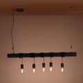 Eglo - Suspension filaire TOWNSHEND 5xE27/40W/230V noir
