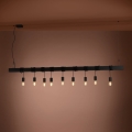 Eglo - Suspension filaire TOWNSHEND 9xE27/40W/230V noir