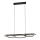 Eglo - Suspension LED dimmable sur câble 2xLED/12,5W/230V+LED/15,5W 3000K beige/noir