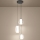 Eglo - Suspension LED dimmable sur câble LED/7W/230V + 2xLED/5,5W + 3xLED/1,6W 2200-6500K chrome noir