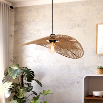 Eglo - Suspension sur câble 1xE27/42W/230V 56 cm marron/noir