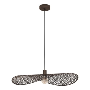 Eglo - Suspension sur câble 1xE27/60W/230V Ø 80 cm finition bronze