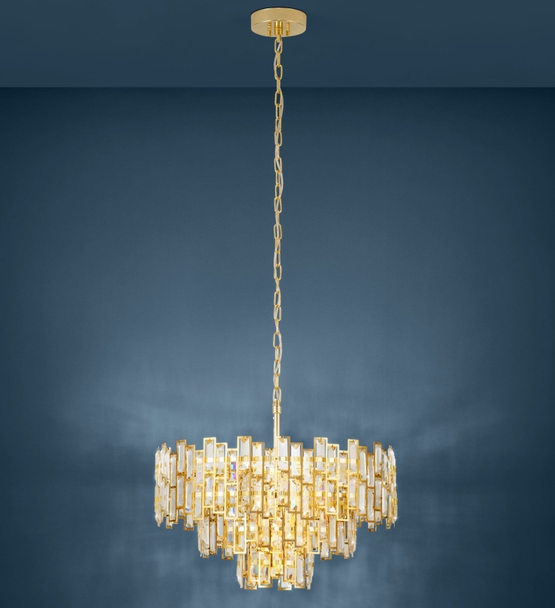 Eglo - Suspension sur chaine 10xE14/25W/230V d. 63 cm