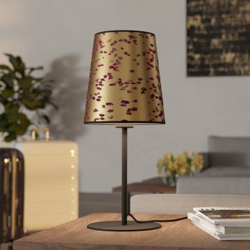 Eglo - Tafellamp 1xE27/25W/230V goud/roze