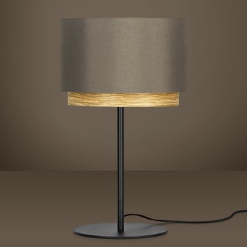 Eglo - Tafellamp 1xE27/40W/230V bruin