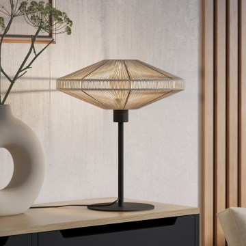 Eglo - Tafellamp 1xE27/40W/230V crèmekleurig