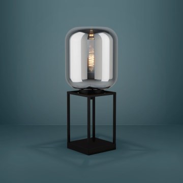 Eglo - Tafellamp 1xE27/40W/230V gerookt