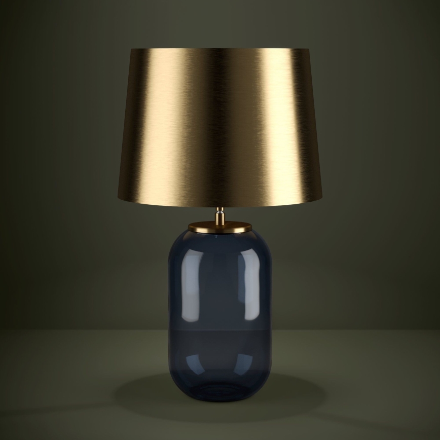 Eglo - Tafellamp 1xE27/40W/230V goud/blauw