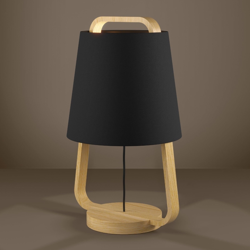 Eglo - Tafellamp 1xE27/40W/230V zwart