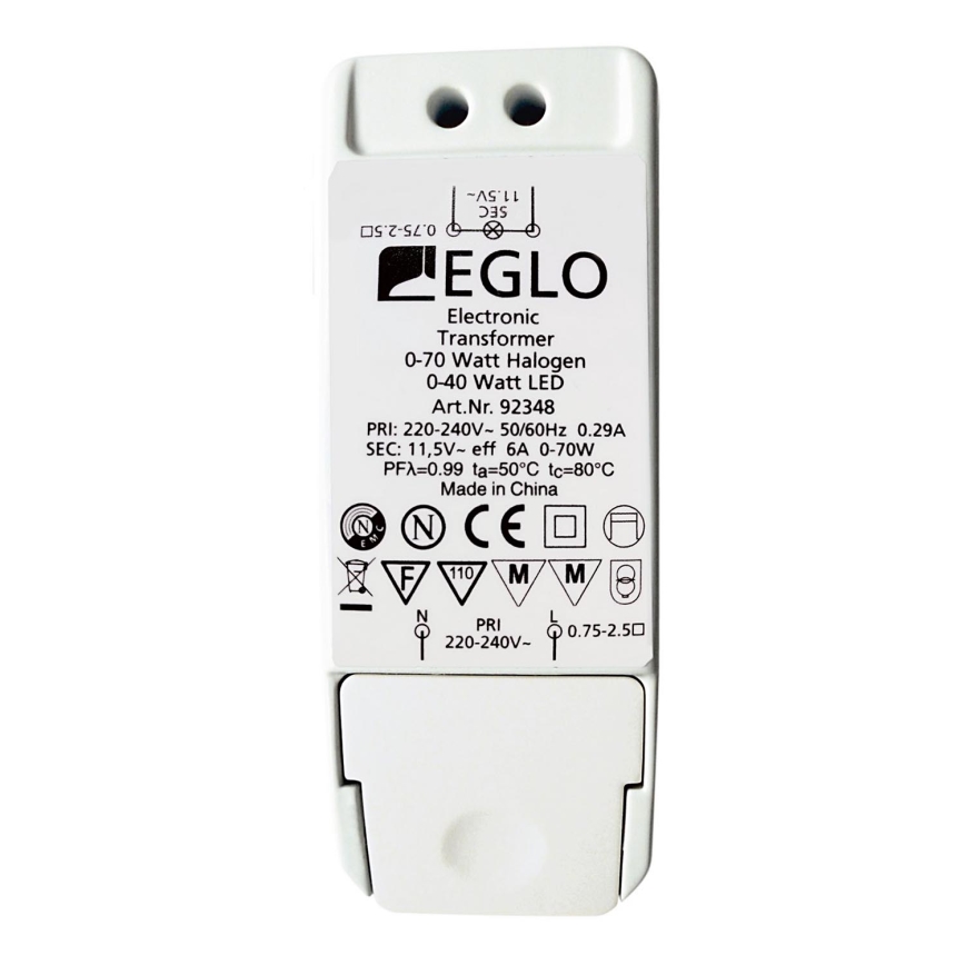 Eglo - Transformateur électrique 70W/230V/11,5V AC