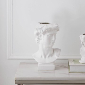 Eglo - Vase en céramique 26x16 cm blanc