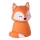 Eglo - Veilleuse tactile rechargeable LED RGBW pour enfants, LED/5W/5V, 1200 mAh, Renard