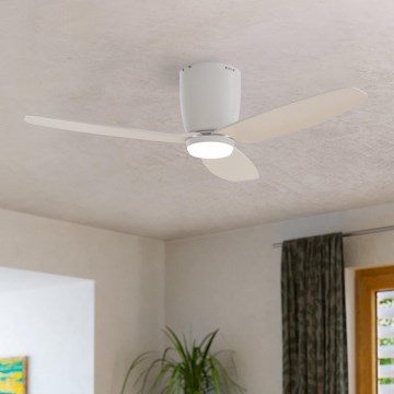 Eglo - Ventilateur de plafond LED/15W/230V + télécommande