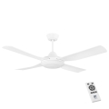Eglo - Ventilateur de plafond LED/20W/230V blanc + télécommande