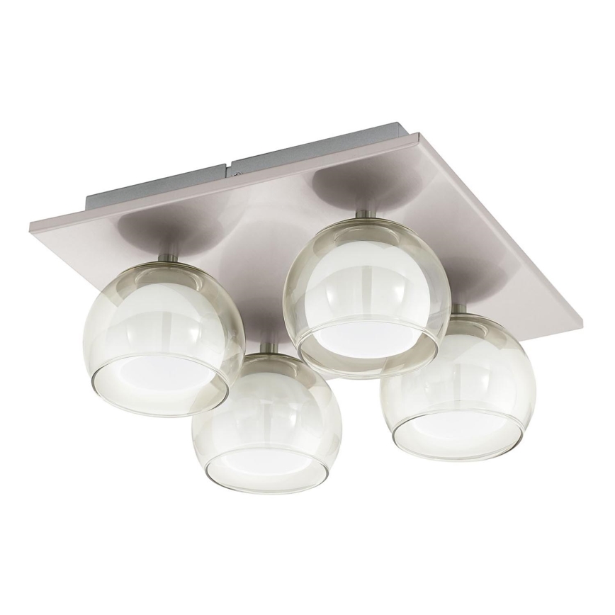 Eglo - Verre de rechange pour suspension et plafonnier ROMAGNESE d. 5,5 cm intérieur/laiteux