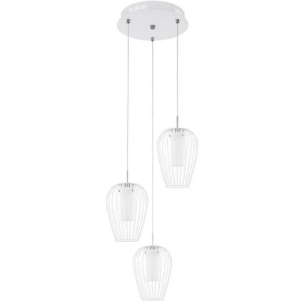 Eglo - Verre de rechange pour suspension et lampe de table VENCINO blanc