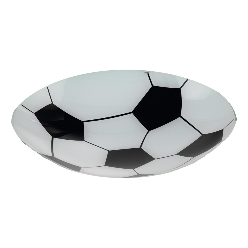 Eglo - Vervangend glas voor plafondlamp TABARA E27 diameter 25 cm voetbal