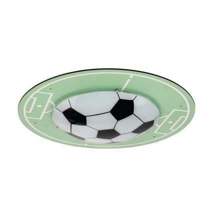 Eglo - Vervangend glas voor plafondlamp TABARA E27 diameter 25 cm voetbal