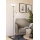 EGLO - Vloerlamp 1xE27/60W + 1xE14/25W mat chroom