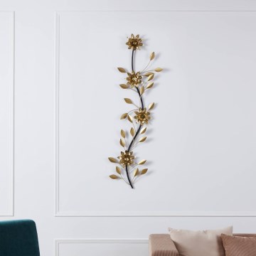 Eglo - Wanddecoratie 98,5x30 cm goudkleurig