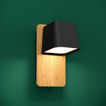Eglo - Wandlamp 1xE27/40W/230V zwart/bruin