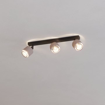 Eglo - Wandlamp 3xE14/40W/230V zwart/beige