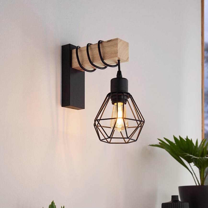 Eglo - Wandlamp TOWNSHEND 1xE27/60W/230V