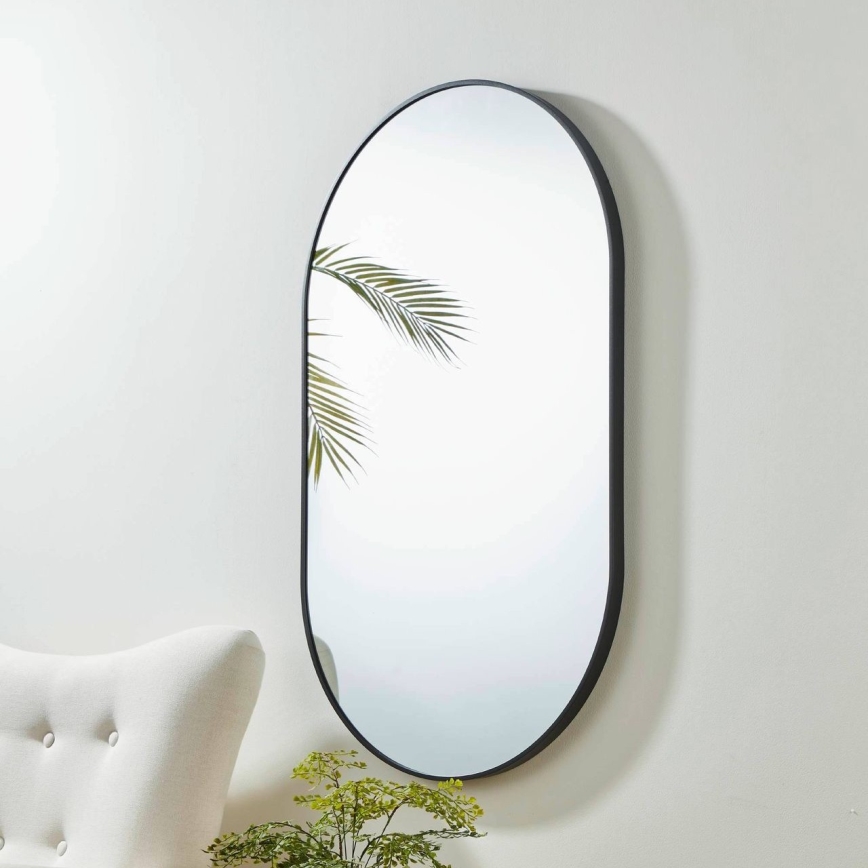 Eglo - Wandspiegel 100x60 cm zwart