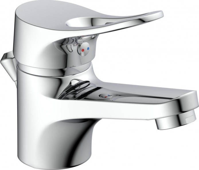 Eisl NI075VECR - Mitigeur pour lavabo + bonde à trop-plein VERONA, chrome brillant