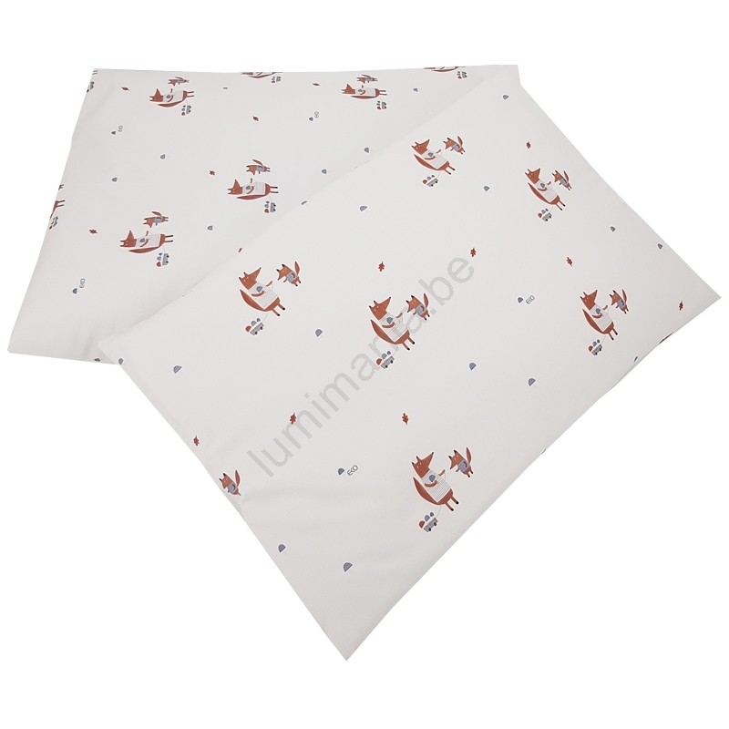 Parure De Lit Berceau 3 Pièces Mimosa City - 100% Coton 200 Fils - 60x120 Cm - Multicolore - 3
