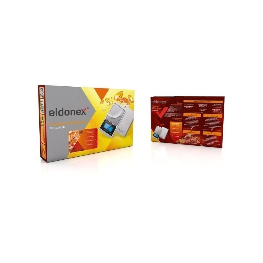 ELDONEX EKS-4040-SL - Balance de haute précision 2xCR2032 argent