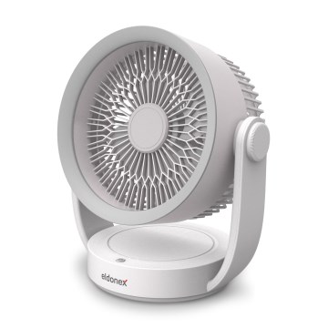 ELDONEX ESF-1010-WH - Oplaadbare tafelventilator 9W/5V 4000 mAh wit